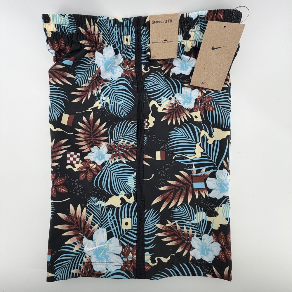 Nike Kids Dri Fit‎ Athletic Shorts Tropical Floral Print Size L
